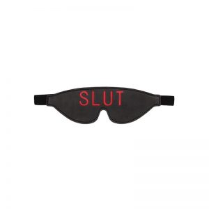 Antifaz Slut Negro de la marca OUCH!