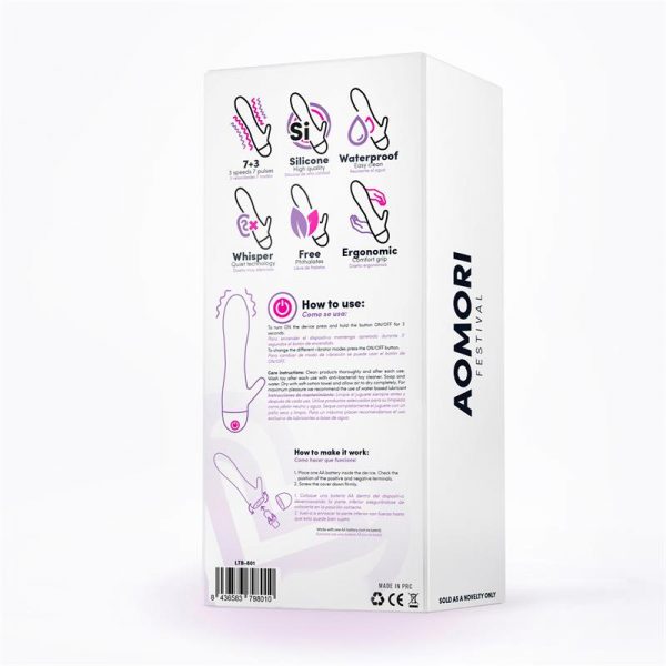 Aomori Vibrador Silicona Púrpura de calidad y barato