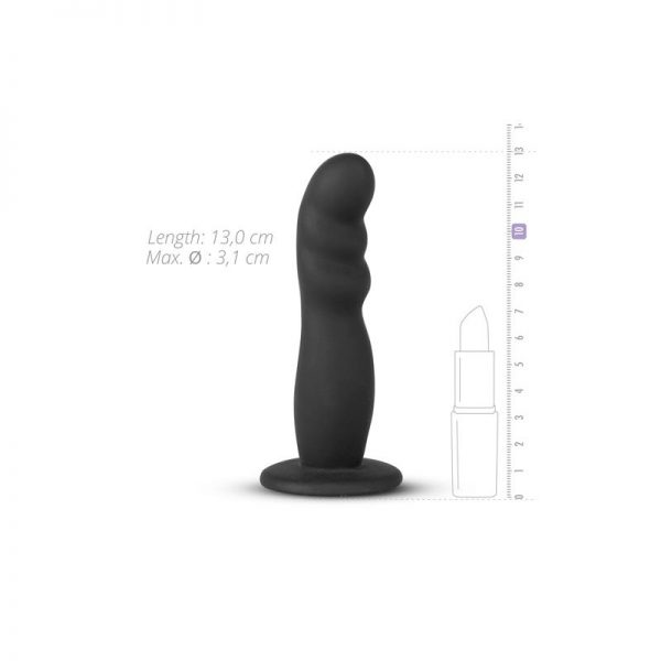 comprar Arnés con Dildo de Silicona  - Negro en sex shop www.tiendaeroticaweb.es