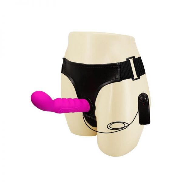 Arnés con Dildo Púrpura 15.5 cm fabricante BAILE