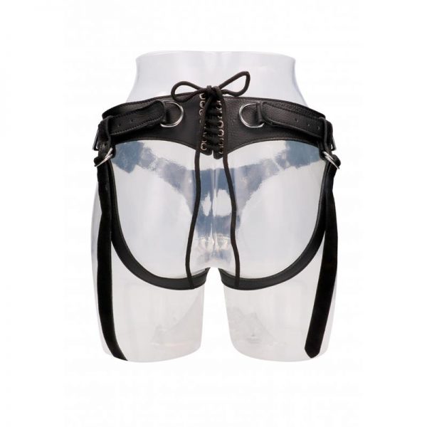 Arnés de Cuero Ajustable Talla Única Negro fabricado por OUCH!