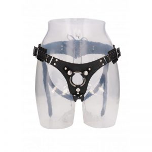 Arnés de Cuero Ajustable Talla Única Negro de la marca OUCH!