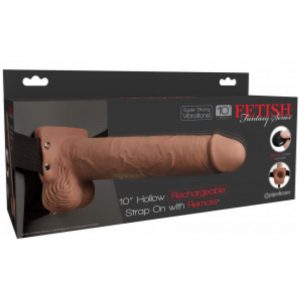 Arnes Elastico con Dildo Hueco 10 10 Funciones Control Remoto USB de la marca FETISH FANTASY SERIES
