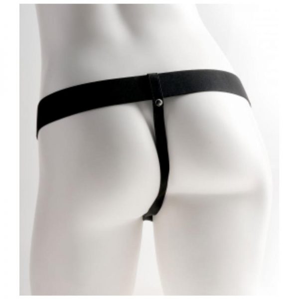 Arnes Elastico con Dildo Hueco 9 10 Funciones Vibracion USB Natural de la tienda erótica web www.tiendaeroticaweb.es