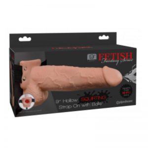 Arnes Elastico con Dildo Hueco 9 Funcion Squirting Natural de la marca FETISH FANTASY SERIES
