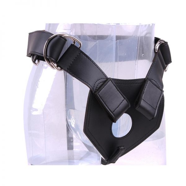 Arnés Luxe Silicona Negro fabricado por CHISA