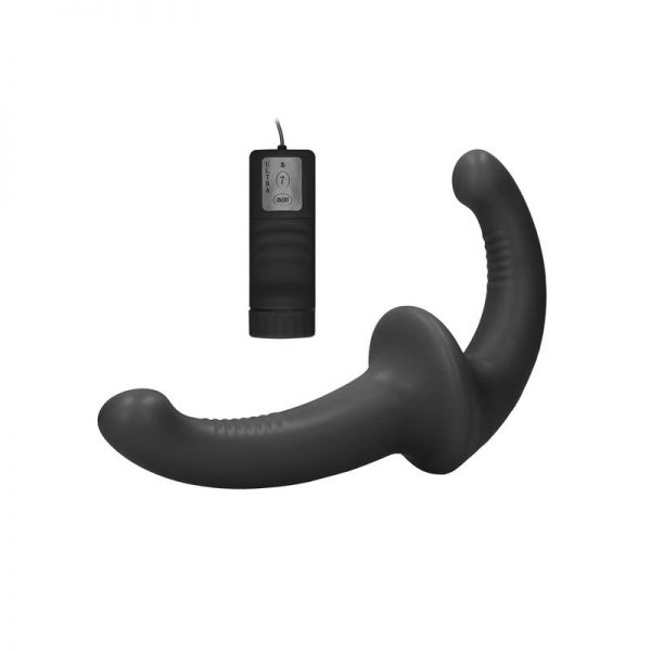 comprar Arnés sin Tirantes con Vibracion Negro en sex shop online