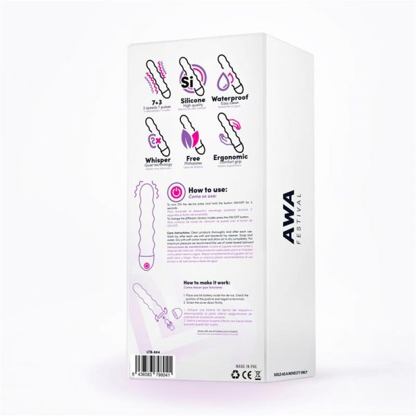 Awa Vibrador Silicona Púrpura de calidad y barato