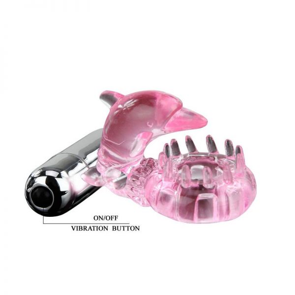 comprar Baile Anillo Vibrador Love Dolphig Ring Rosa