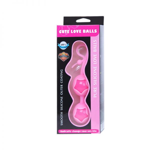 Baile Bolas de Silicona Rosa y Púrpura en www.tiendaeroticaweb.es