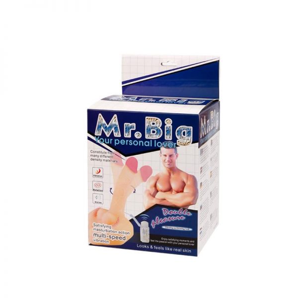 Baile Dildo a Control Remoto Mr. Big Color Natural fabricado por BAILE