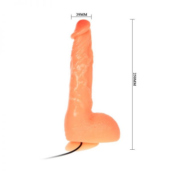 Baile Dildo con Control Remoto Color Natural en www.tiendaeroticaweb.es