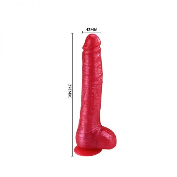 Baile Dildo con Ventosa color Rosa fabricante BAILE