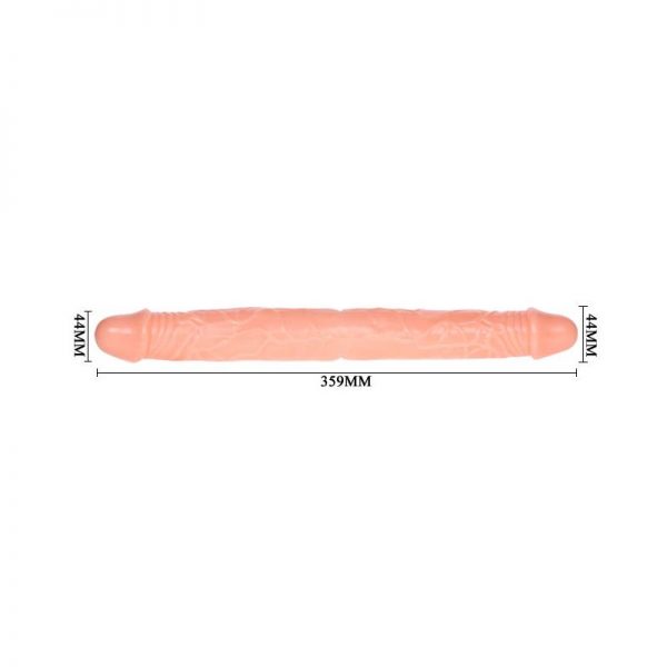 Baile Dildo Doble Color Natural en www.tiendaeroticaweb.es