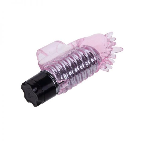 Baile Mini Vibrador Finger Vibrator Rosa de calidad
