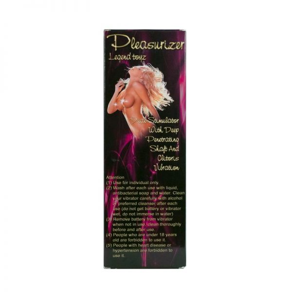 Baile Vibrador Pleasurizer Color Púrpura 18 cm fabricante BAILE
