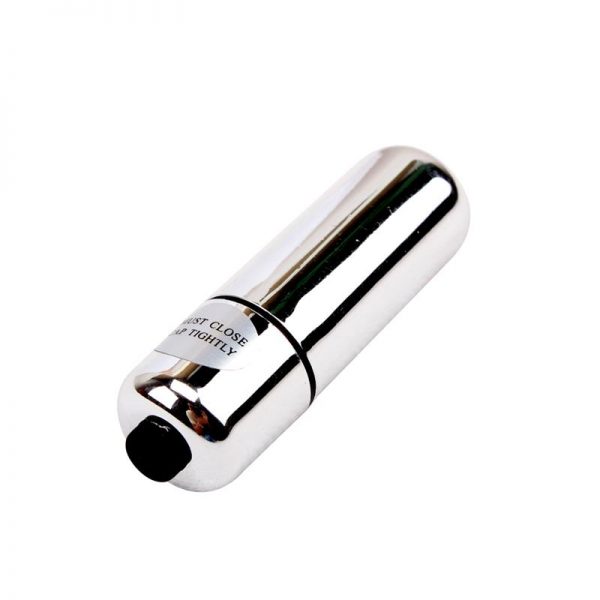 Bala Vibradora Hi-Basic 5.8 x 1.8 cm Plata de la tienda erótica web www.tiendaeroticaweb.es