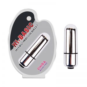 Bala Vibradora Hi-Basic 5.8 x 1.8 cm Plata diseñado por la marca CHISA