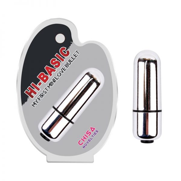 Bala Vibradora Hi-Basic 5.8 x 1.8 cm Plata diseñado por la marca CHISA
