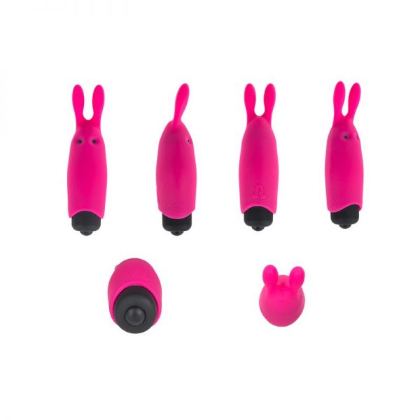 Bala Vibradora Lastic Pocket Rosa Silicona 8.5 x 2.3 cm marca ADRIEN LASTIC
