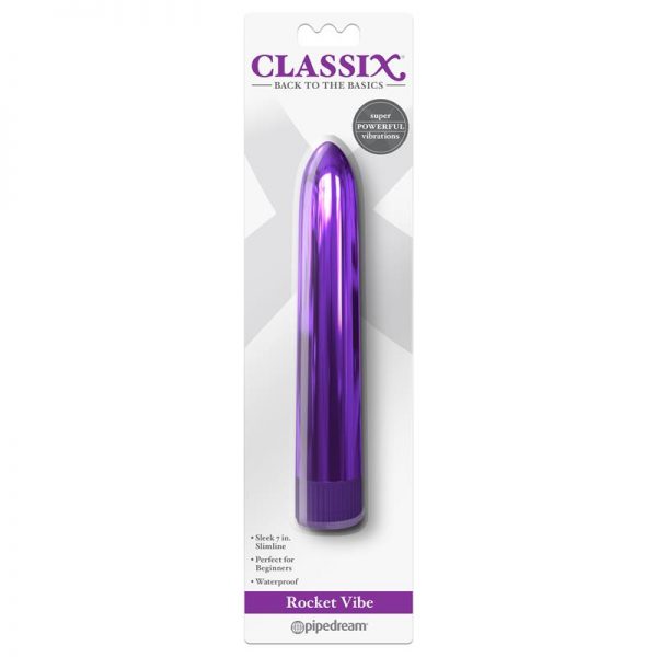 comprar Bala Vibradora Púrpura Metálico 18 cm barato y de calidad