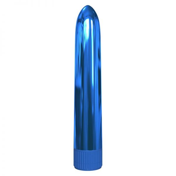 Bala Virbadora Azul Metálico 18 cm de la tienda erótica web www.tiendaeroticaweb.es