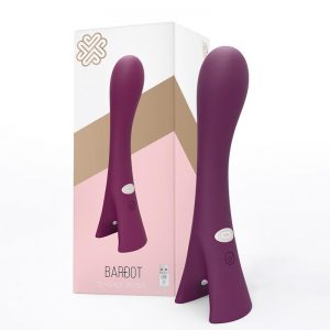 Bardot Vibrador Silicona Recargable USB Púrpura de la marca ENGILY ROSS