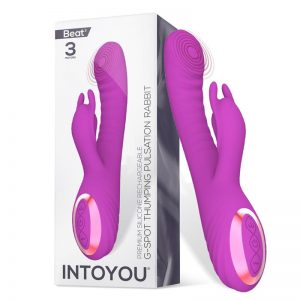 Beat3 Vibrador con Punto G con Pulsación 3 Motores diseñado por la marca INTOYOU