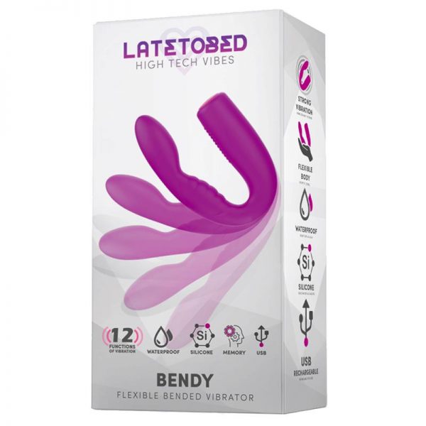 Bendy Vibrador Flexible USB Impermeable Silicona fabricado por LATETOBED