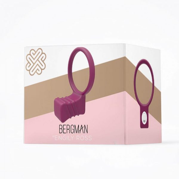 Bergman Anillo para Pene Silicona Púrpura diseñado por la marca ENGILY ROSS