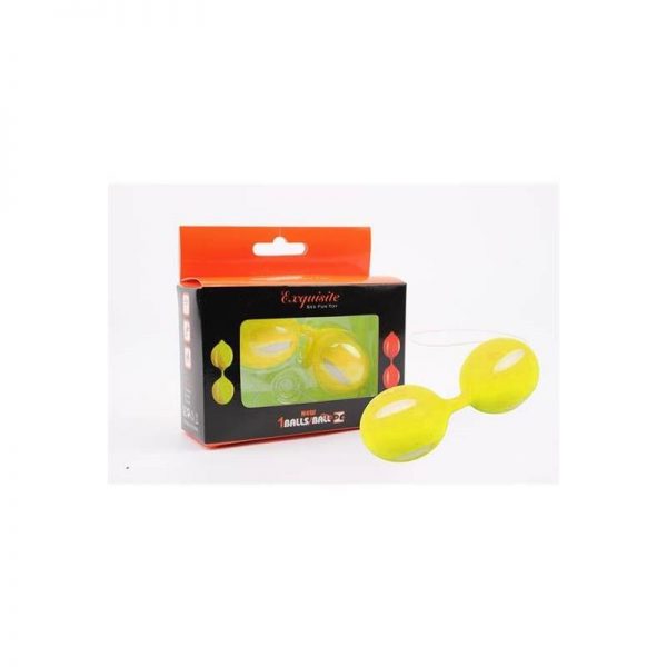 Bolas Ben Wa 10.3 cm Amarillo diseñado por la marca CHISA