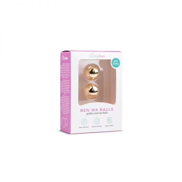 Bolas Vaginales Ben Wa Doradas- 22 MM de precio barato