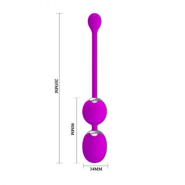 Bolas Vaginales con Vibración Willie fabricado por PRETTYLOVE