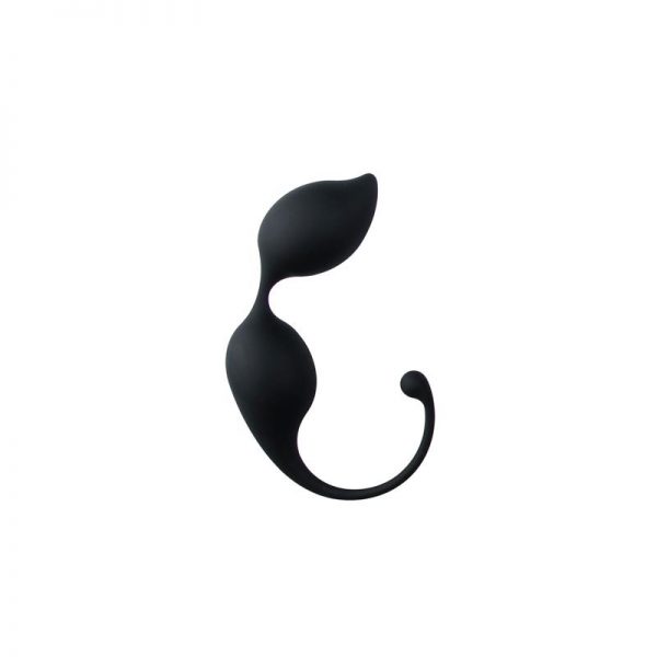 Bolas Vaginales Curvadas Silicona - Negras de la marca EASYTOYS