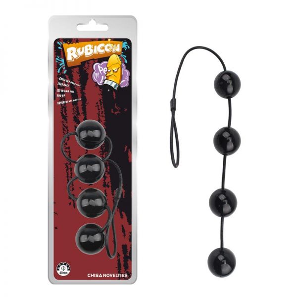 comprar Bolas Vaginales y Anales 55 x 4 cm Negro barato y de calidad