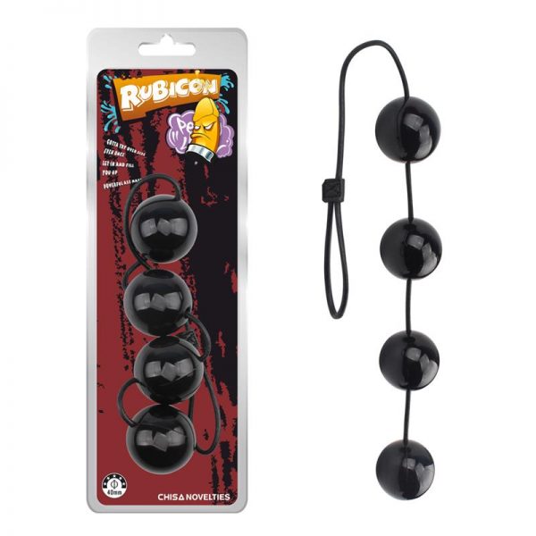comprar Bolas Vaginales y Anales 60 x 5 cm Negro barato y de calidad