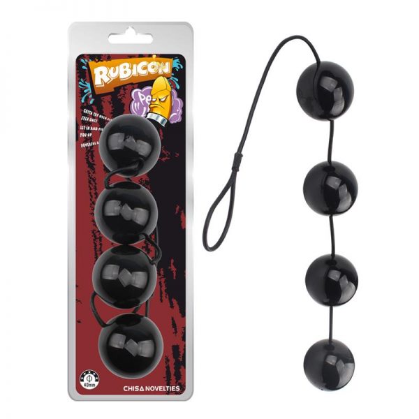 comprar Bolas Vaginales y Anales 65 x 6 cm Negro barato y de calidad