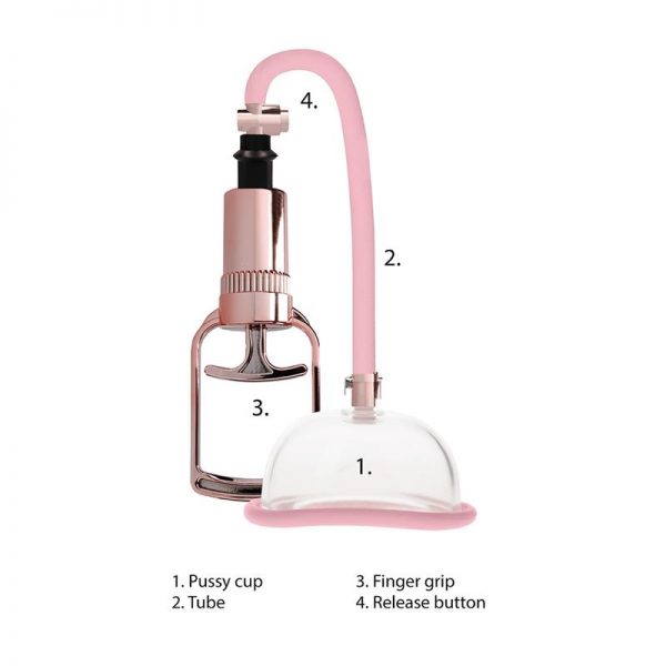 Bomba de Succion para Clítoris Rose Gold diseñado por la marca PUMPED