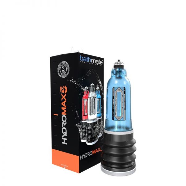Bomba para el Pene Hydromax5 Azul de la marca BATHMATE