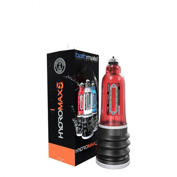 Bomba para el Pene Hydromax5 Rojo de la marca BATHMATE