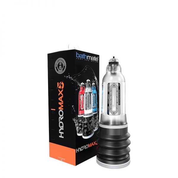 Bomba para el Pene Hydromax5 Transparente de la marca BATHMATE