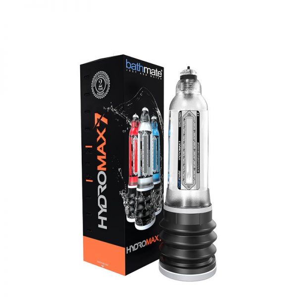 Bomba para el Pene Hydromax7 Transparente de la marca BATHMATE