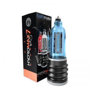 Bomba para el Pene Hydromax7 Wide Boy Azul de la marca BATHMATE