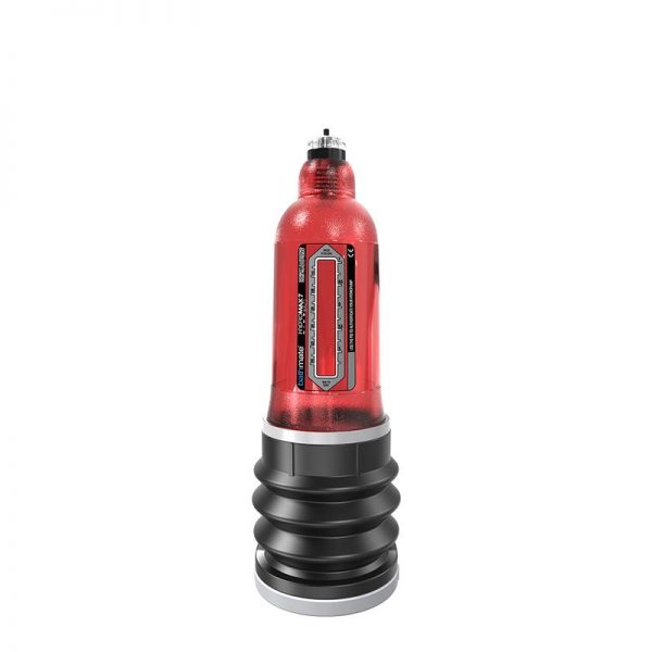 Bomba para el Pene Hydromax7 Wide Boy Rojo fabricado por BATHMATE