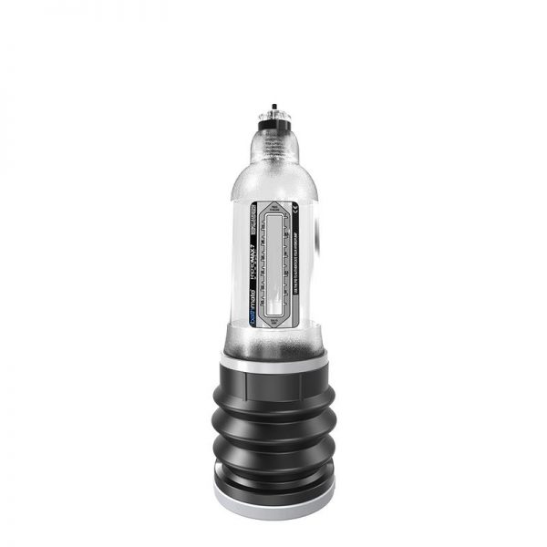 Bomba para el Pene Hydromax7 Wide Boy Transparente fabricado por BATHMATE