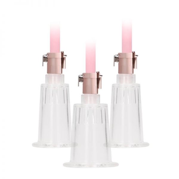 Bomba Succion Clítoris y Pezones Grande Rose Gold fabricado por PUMPED