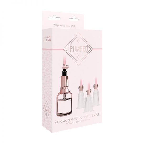 Bomba Succion Clítoris y Pezones Grande Rose Gold en www.tiendaeroticaweb.es