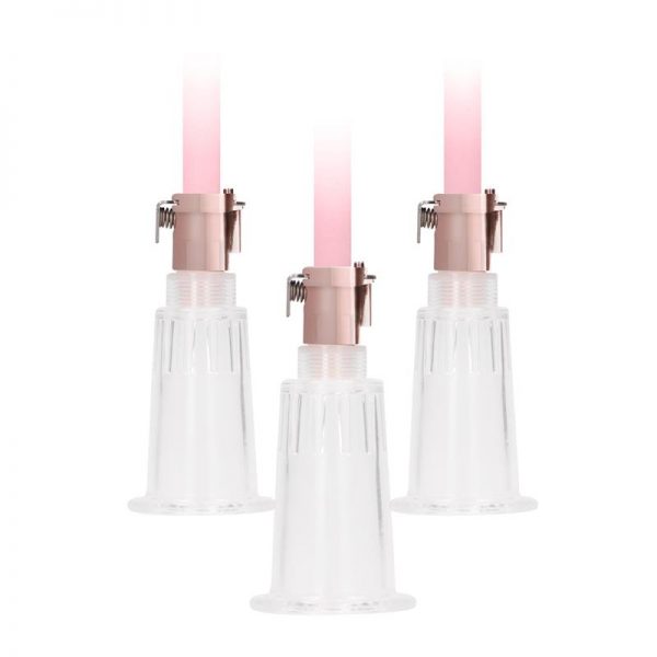 Bomba Succion Clítoris y Pezones Mediano Rose Gold fabricado por PUMPED