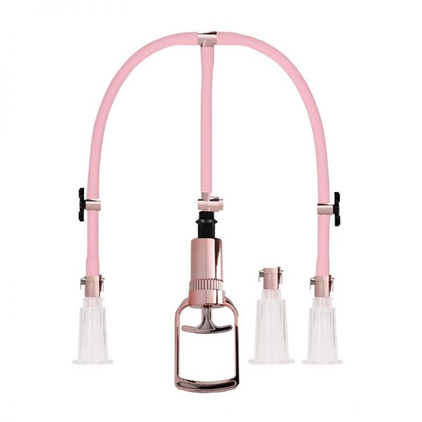 Bomba Succion Clítoris y Pezones Mediano Rose Gold de la marca PUMPED