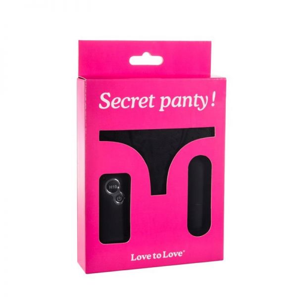 comprar Braguita con Bala Vibradora y Control Remoto Secret Panty barato y de calidad